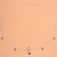 Fashion Heart Shape Rhinestone Rhinestones Belly Ring main image 3