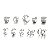 Wholesale Jewelry Vintage Style Letter Alloy Earrings sku image 26