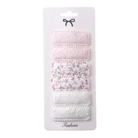 Sweet Geometric Flower Cloth Hair Clip sku image 4