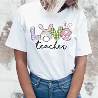 Women's T-shirt Short Sleeve T-shirts Printing Streetwear Letter main image 1