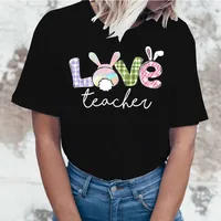 Women's T-shirt Short Sleeve T-shirts Printing Streetwear Letter main image 3