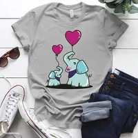 Women's T-shirt Short Sleeve T-shirts Printing Streetwear Printing main image 2