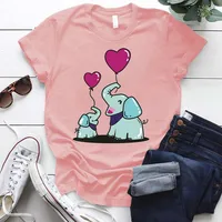 Women's T-shirt Short Sleeve T-shirts Printing Streetwear Printing main image 4