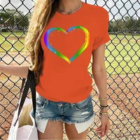 Women's T-shirt Short Sleeve T-shirts Printing Streetwear Printing main image 5