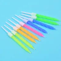 Colorful Spiral Stripe Paraffin Wax Party Candle main image 2