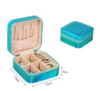Korean Jewelry Storage Box Small Ring Earrings Jewelry Box Travel Portable Jewelry Box Factory In Stock Wholesale main image 2