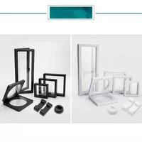 Fashion Solid Color Transparent Pe Film Colorful Jewelry Display Box main image 2