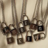 Wholesale Jewelry Fashion Letter 304 Stainless Steel 18K Gold Plated Plating Necklace main image 5