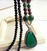 Vintage Style Water Droplets Synthetic Resin Alloy Beaded Sweater Chain 1 Piece main image 1