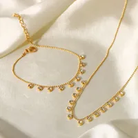 Wholesale Jewelry Fashion Geometric Stainless Steel Plating Necklace main image 3