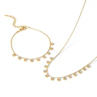 Wholesale Jewelry Fashion Geometric Stainless Steel Plating Necklace main image 5