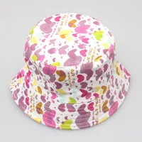 Children Unisex Sweet Cartoon Embroidery Bucket Hat sku image 1