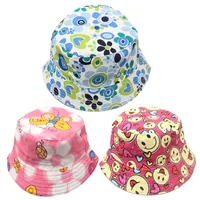 Children Unisex Sweet Cartoon Embroidery Bucket Hat main image 3