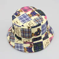 Children Unisex Sweet Cartoon Embroidery Bucket Hat sku image 7