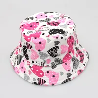 Children Unisex Sweet Cartoon Embroidery Bucket Hat sku image 10