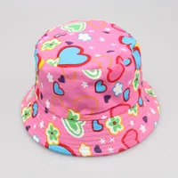 Children Unisex Sweet Cartoon Embroidery Bucket Hat sku image 13