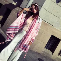 Women's Ethnic Style Geometric Cotton And Linen Tassel sku image 11