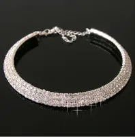 Fashion Solid Color Alloy Rhinestone Inlay Rhinestone Necklace 1 Piece main image 1