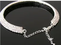 Fashion Solid Color Alloy Rhinestone Inlay Rhinestone Necklace 1 Piece main image 3