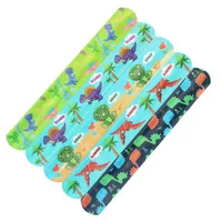 Dinosaur Full Printed Pvc Slap Bracelet Cartoon Ring Pop Pat-bracelet Event Party Gift main image 4