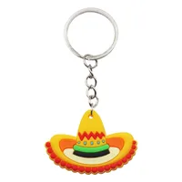 Cute Cactus Animal Metal Keychain sku image 2