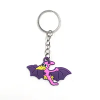 Cartoon Style Dinosaur Synthetics Keychain sku image 12