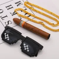 Punk Geometric Pc Square Full Frame Kids Sunglasses main image 5