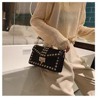 Women's Small Pu Leather Fashion Square Bag sku image 2