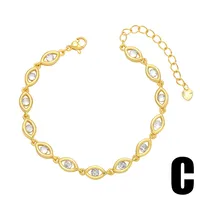 Fashion Cartoon Character Copper Bracelets Plating Zircon Copper Bracelets main image 2