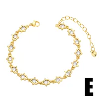 Fashion Cartoon Character Copper Bracelets Plating Zircon Copper Bracelets sku image 4