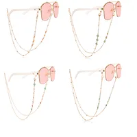 Fashion Flower Colorful Oil Female Mask Eyeglasses Chain main image 2