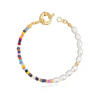 Fashion Geometric Imitation Pearl Beaded Bracelets main image 1