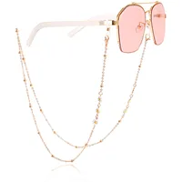 Fashion Flower Colorful Oil Female Mask Eyeglasses Chain sku image 6