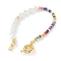 Fashion Geometric Imitation Pearl Beaded Bracelets main image 3