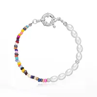 Fashion Geometric Imitation Pearl Beaded Bracelets main image 4