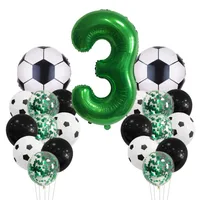 Birthday Number Football Aluminum Film Party Balloon main image 2