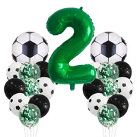 Birthday Number Football Aluminum Film Party Balloon sku image 7