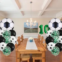 Birthday Number Football Aluminum Film Party Balloon main image 5