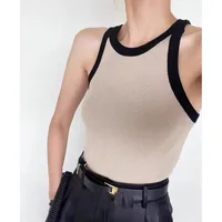 Women's Racerback Tank Tops Tank Tops Casual Color Block main image 4