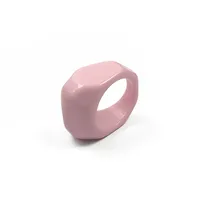 Casual Solid Color Plastic Resin Rings main image 3