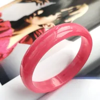 Fashion Solid Color Arylic Bangle sku image 5
