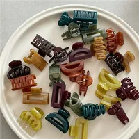 Simple Style Geometric Acetic Acid Sheets Hair Claws main image 3