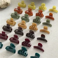 Simple Style Geometric Acetic Acid Sheets Hair Claws main image 5