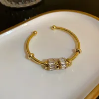 Fashion Round Butterfly Alloy Plating Inlay Zircon Women's Bracelets sku image 5