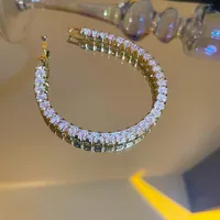 Fashion Round Butterfly Alloy Plating Inlay Zircon Women's Bracelets sku image 2