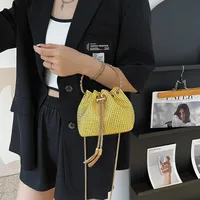 Women's Small Pu Leather Fashion Bucket Bag sku image 1