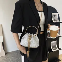 Women's Small Pu Leather Fashion Bucket Bag sku image 7
