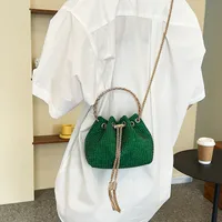 Women's Small Pu Leather Fashion Bucket Bag sku image 6