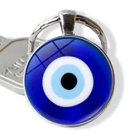 Fashion Devil's Eye Alloy Glass Keychain main image 1