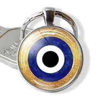 Fashion Devil's Eye Alloy Glass Keychain main image 4
